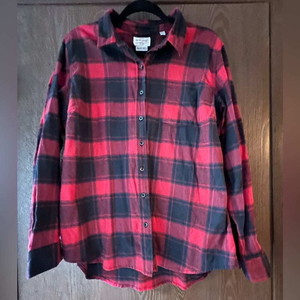 Flannel button up shirt